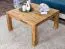 Table d'appoint Table basse Chêne Bois massif Couleur: Naturel 45x80x80 cm Abbildung