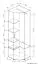 Armoire / meuble d'angle Lorengau 36, couleur : chêne Sonoma - Dimensions : 202 x 90 x 90 cm (H x L x P)