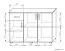 Commode Kebumen 13, couleur : aulne - Dimensions : 84 x 120 x 40 cm (H x L x P)