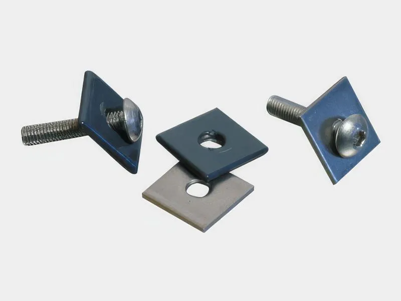 Plaque de fixation en acier inoxydable