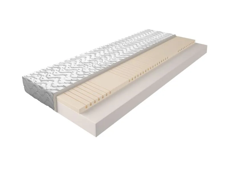 Matelas mousse 007 | 160 x 200 cm | Hauteur 14 cm | H2-H3 double fermeté | Housse lavable