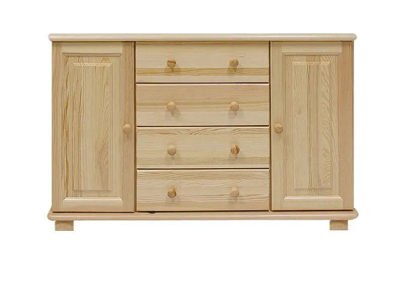 Buffet, Bois massif, 118 cm de large Abbildung