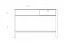 Coiffeuse / Bureau Wellsford 49, bois de hêtre massif huilé - Dimensions : 80 x 120 x 46 cm (H x L x P)