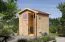 Petite maison de jardin ECO - Toit à deux versants & porte à deux battants, Couleur : Naturel, surface au sol : 3,3 m².