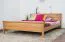 Lit d'adolescent Wooden Nature 141 hêtre massif naturel - 160 x 200 cm (l x L)