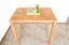 Table haute Wooden Nature 119 coeur de hêtre massif - 120 x 80 cm (L x P)