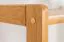 Étagère en bois de pin massif couleur aulne Junco 56C - 125 x 60 x 30 cm (h x l x p)