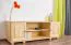 Armoire-TV Maison de campagne Bois massif Couleur: Naturel 55x156x47 cm
