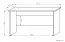 Bureau Banjaran 27, Couleur : Chêne de Sonoma - Dimensions : 75 x 205 x 175 cm (H x L x P)