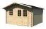 Abri de jardin OPL 3535 - 28 mm Maison en madriers, Surface : 12,11 m², Toit en bâtière