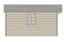 Abri de jardin Wiesentraum 02, 34 mm Maison en madriers, naturel, surface au sol 12 m², avec 1 porte double et 1 fenêtre simple, Toit à deux versants