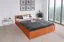 Lit simple / Lit d'appoint Corrientes 17 avec sommier à lattes, couleur : aulne - 120 x 200 cm (l x L)