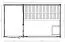 Abri de sauna Lut 40 mm avec grande fenêtre panoramique, Couleur : Gris / Blanc - Dimensions extérieures (l x p) : 354 x 204 cm