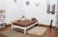 Lit pour enfant 90 x 200 cm | Bois massif: Pin | Laqué Blanc | incl. sommier à lattes Abbildung