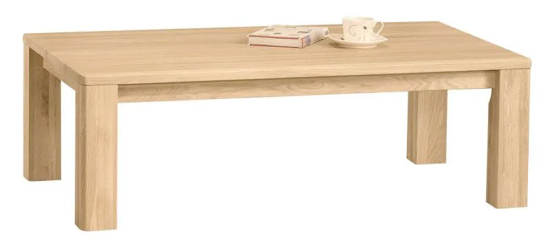 Table basse Jussara 16 | Chêne massif huilé-ciré | 120 x 75 x 39 cm | Finition clair