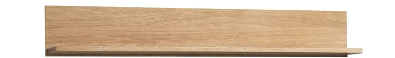 Étagère suspendue / étagère murale Manaus 04, couleur : chêne naturel – 20 x 144 x 20 (H x l x P)
