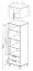 Armoire & Penderie avec beaucoup d'espace de rangement Gondomar 09, Couleur : Chêne Artisan - Dimensions : 240 x 63 x 54 cm (h x l x p), avec 2 portes et 5 compartiments