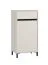 Commode / 1 tiroir / Couleur : Cachemire / 1 porte battante / Bords ABS / 2 compartiments / Dimensions : 54,5 x 40 x 109,5 cm / Pieds : Noir / Pour l'entrée