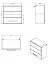 Armoire suspendue avec deux compartiments Pluna 03, Couleur : gris graphite, Bords ABS, Une porte, Dimensions : 57 x 60 x 30 cm, Poignées : Noir, pour cuisine