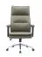 Chaise de bureau en similicuir Tawi 02, pivotante et réglable en hauteur, 109-117 x 49 x 71 cm, en vert olive, dossier ergonomique