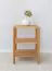 Étagère / 2 compartiments / Hauteur 60 cm / Bois massif / Chêne huilé / Couleur : Chêne / 43 x 43 x 60 cm / Seille 10