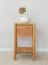 Commode d'appoint / Table de chevet / Bois massif / 1 tiroir / Système Soft Close / Petite table d'appoint / Chêne huilé / 1 compartiment de rangement / Couleur : Chêne / 33 x 33 x 60 cm / Seille 13 / Poignée fraisée