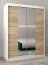 150 cm de large Armoire avec 5 casiers et 2 portes | Couleur: Chêne Sonoma / Blanc Abbildung