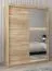 150 cm de large Armoire avec 5 casiers et 2 portes | Couleur: Chêne Sonoma Abbildung