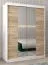 150 cm de large Armoire avec 2 portes | 5 casiers | Couleur: Chêne Sonoma / Blanc Abbildung