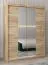150 cm de large Armoire avec 2 portes | 5 casiers | Couleur: Chêne Sonoma Abbildung