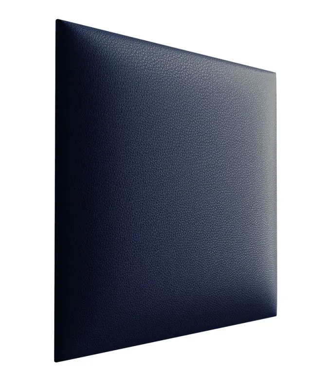 Panneaux rembourrés, lot de 10, Couleur : Anthracite, Revêtement : Similicuir, dimensions : 30 x 30 cm