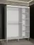 Armoire à cinq compartiments Jotunheimen 41, couleur : blanc - dimensions : 208 x 150,5 x 62 cm (h x l x p)