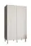 Armoire neutre à cinq compartiments Jotunheimen 99, couleur : blanc - Dimensions : 208 x 120,5 x 62 cm (H x L x P)