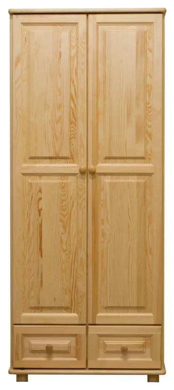 Armoire d'entrée maison de campagne, Couleur: Naturel 190x90x60 cm Abbildung