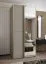 Armoire / Armoire à portes coulissantes | 6 compartiments | Fermeture amortie | Couleur : cachemire | 245,5 x 100 x 64 cm | 2 tringles à vêtements | 2 portes coulissantes | Miroir