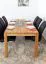 Table de salle à manger Wooden Nature 417 chêne massif huilé - 180 x 90 cm (L x P)