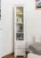 Armoire de salle à manger, Vitrine, 40 cm de large, Pin massif, Aspect: Blanc Abbildung