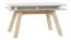 Table à manger extensible Minnea 33 | Blanc & Chêne | 139-219 x 100 cm