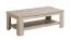 Table basse / Table de salon avec une étagère Vojvo 01, Couleur : Chêne gris, ABS, Dimensions : 41,5 x 120 x 60 cm, pour le salon