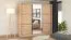 Armoire à portes coulissantes 3 vantaux Panevo 06 | 1 porte miroir | Chêne Artisan | 215,5 x 242 x 60 cm | 11 compartiments