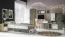 Bureau ado Sallingsund 08 | 76 x 120 x 51 cm | Chêne / Blanc / Anthracite | 1 porte, 1 tiroir, 2 niches