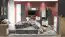 Bureau ado Sallingsund 08 | 76 x 120 x 51 cm | Chêne / Blanc / Anthracite | 1 porte, 1 tiroir, 2 niches