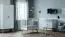 Armoire à portes battantes / armoire Skady 04, couleur : blanc / chêne - Dimensions : 208 x 100 x 58 cm (H x L x P)