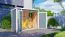 Armoire de jardin moderne Ilsede 01, Gris - Cabane de jardin à éléments, Surface au sol : 1,65 m², Toit plat