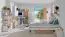 Chambre des jeunes - Bureau Dennis 11, couleur : frêne / blanc - Dimensions : 78 x 97 x 97 cm (H x L x P)
