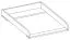 Table à langer Naema, couleur : blanc / chêne - Dimensions : 10 x 59 x 81 cm (H x L x P)