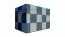 Bois-Abri de jardin 2,28 x 3,45 mètres (incl. toit) | Anthracite | toit plat Abbildung