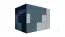 Bois-Abri de jardin 2,28 x 3,45 mètres (incl. toit) | Anthracite | toit plat Abbildung