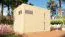 Maison de jardin 2,4 x 3,36 mètres (incl. toit) | en éléments préfabriqués| non traité | avec toit plat Abbildung