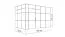 Bois-Abri de jardin 2,28 x 3,45 mètres (incl. toit) | Anthracite | toit plat Abbildung
